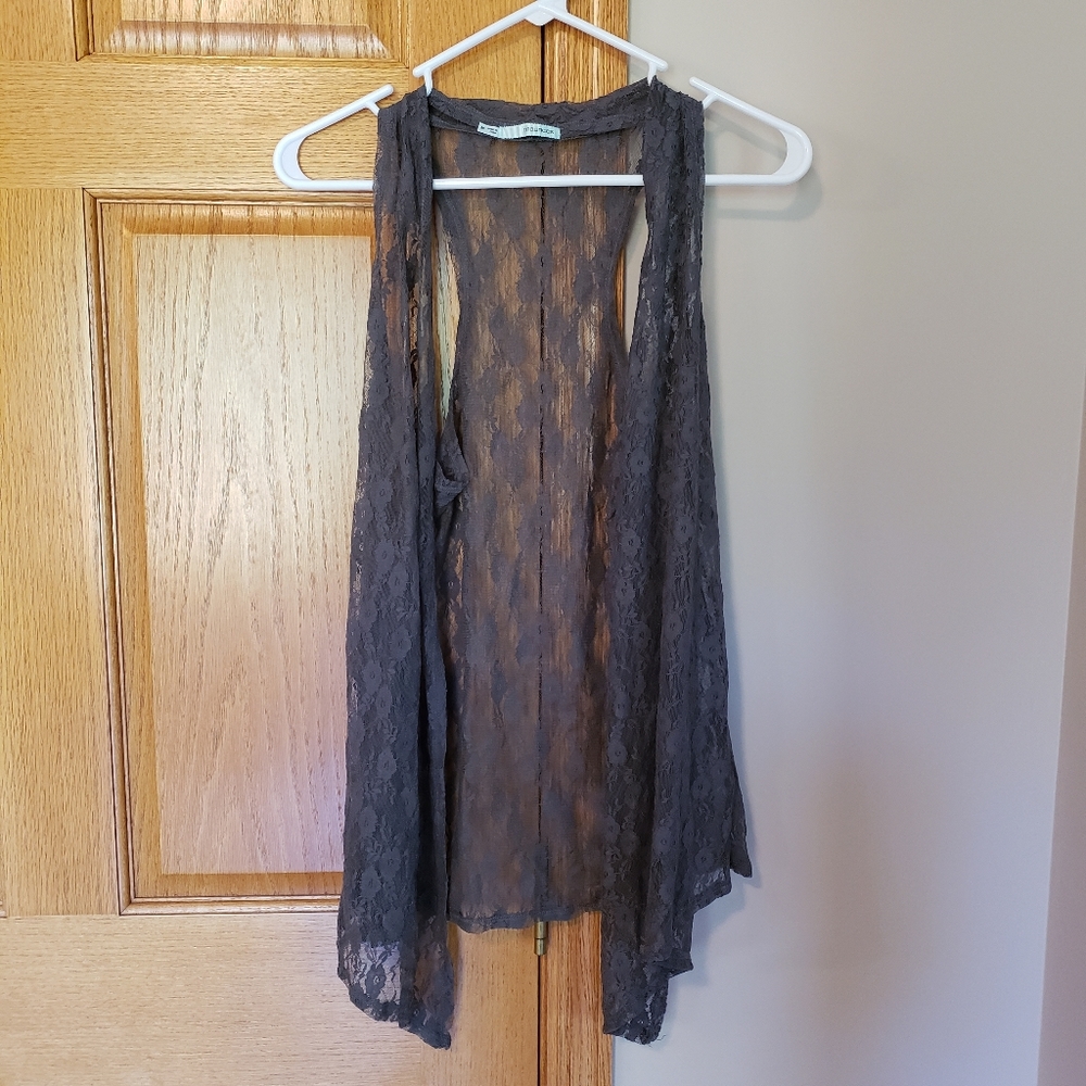 Maurices Sleeveless Lace Vest